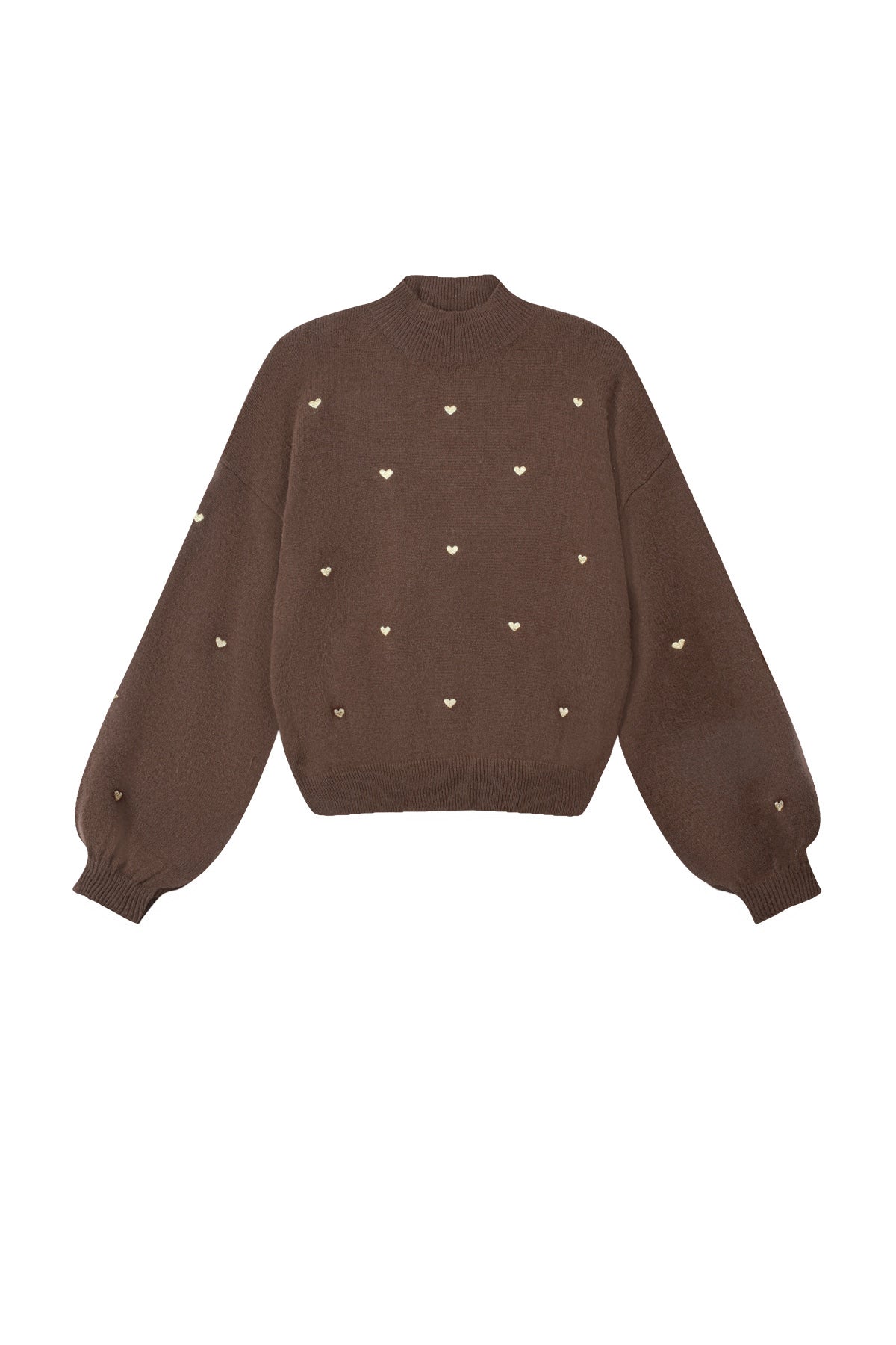 Fien trui met hartjes