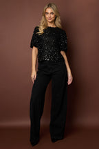 Top Julia Met Pailetten