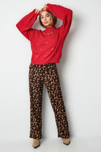 Fien trui met hartjes