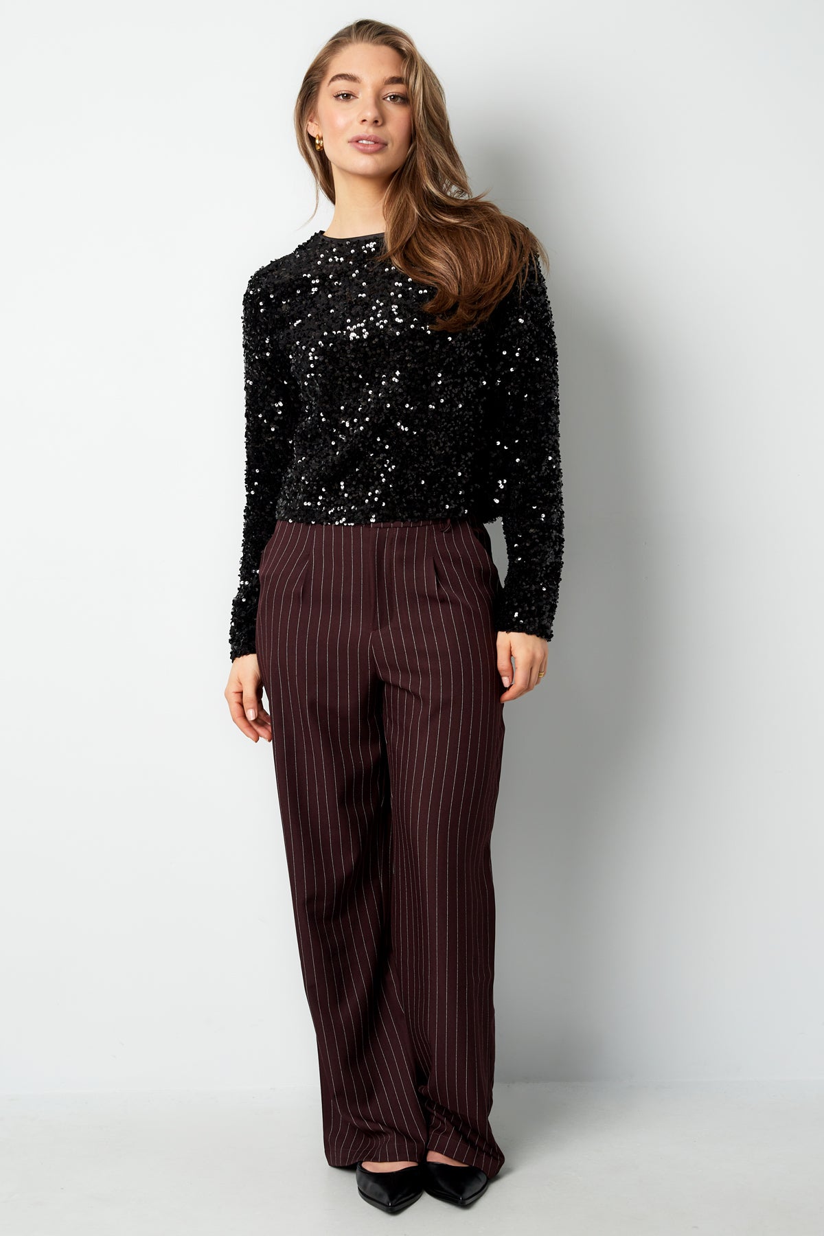 Fleur Bow Sequin Top
