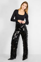 Emma Sequin Flare Pants