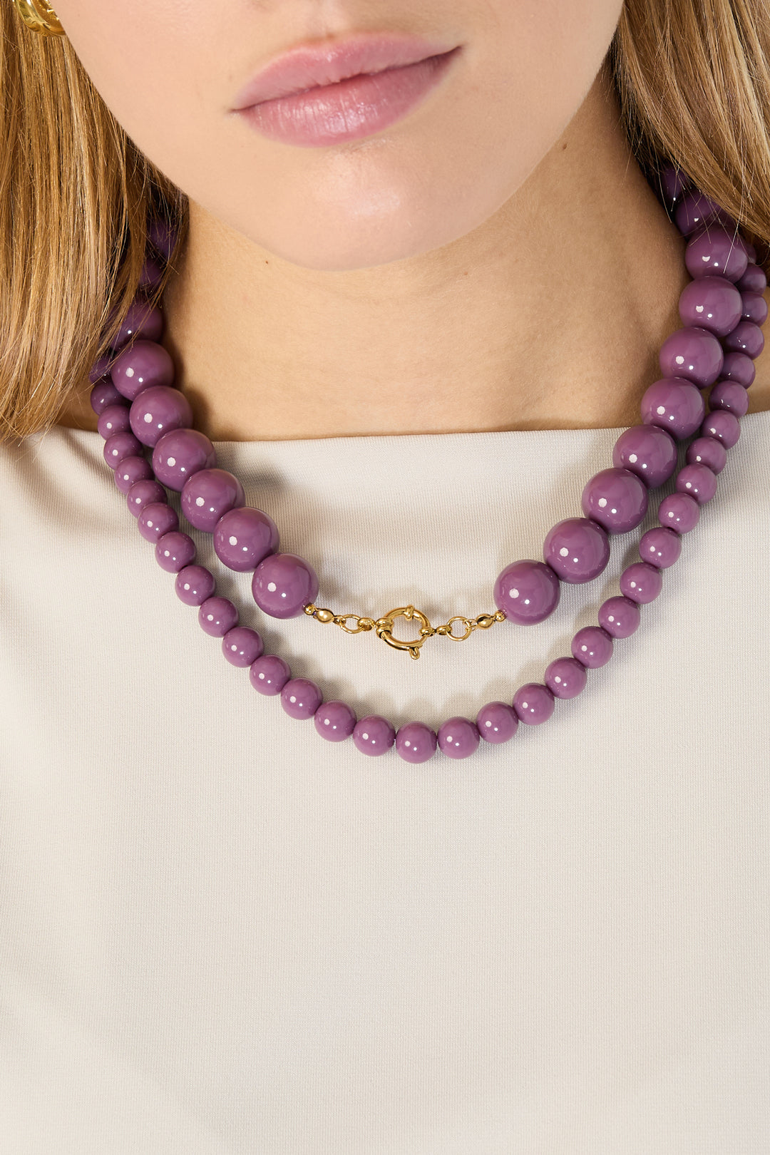 Ketting met grote kralen