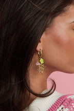 Club Spice oorbellen met bedel