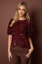 Top Julia Met Pailetten