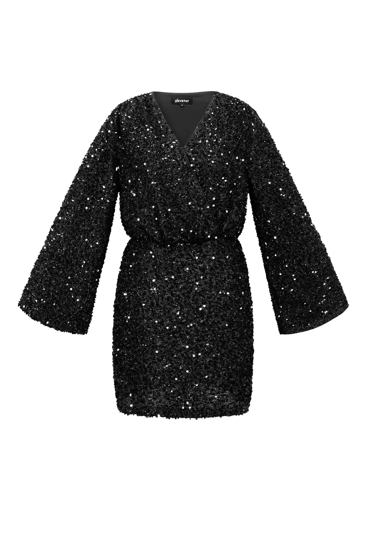 Liv Sequin Wrap Dress