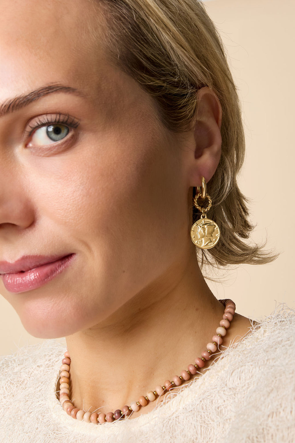 Oorbellen met hanger Lumé