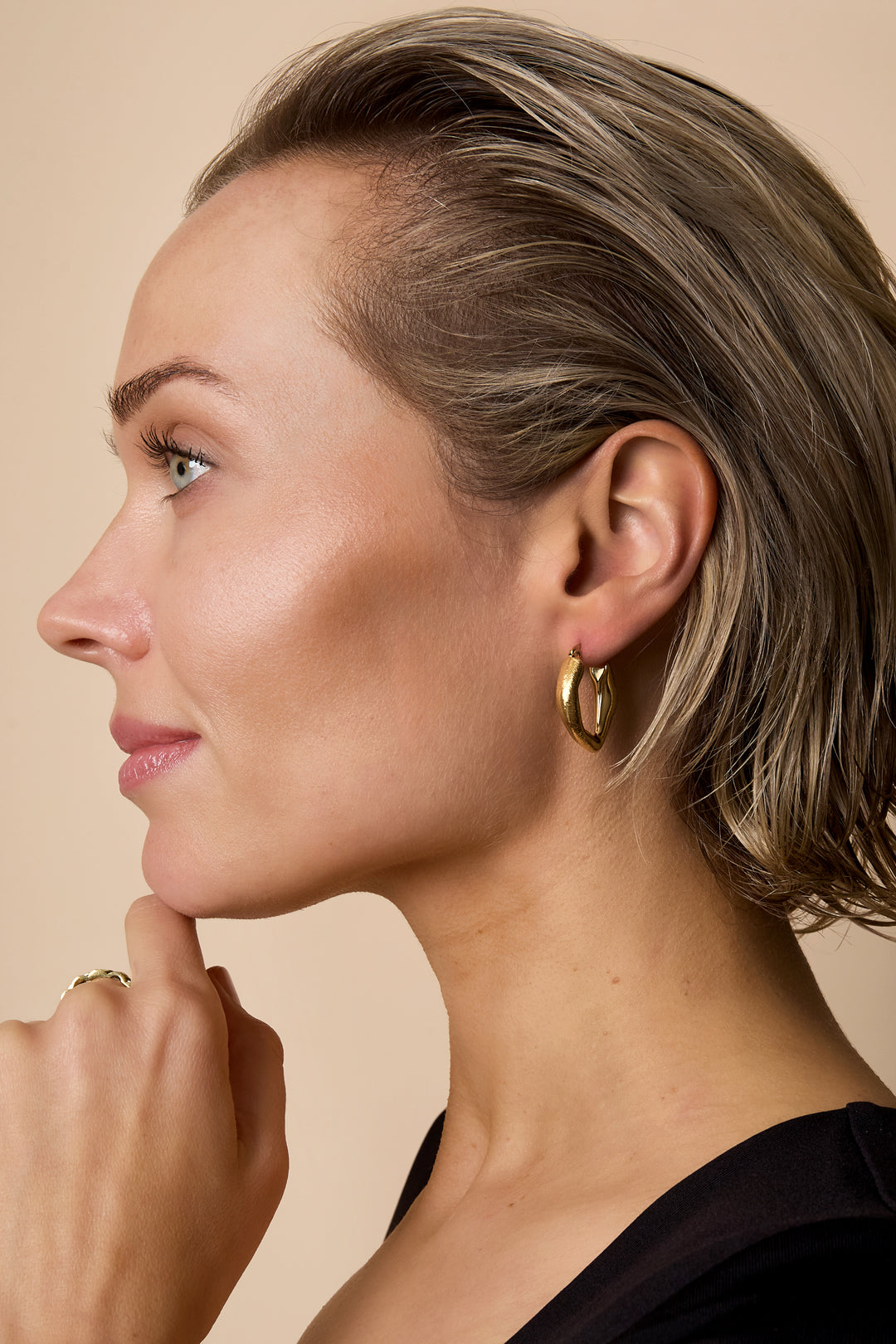 Cirkel oorbellen Lumé