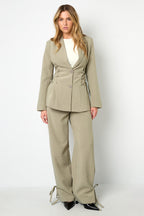 Blazer met strikdetail