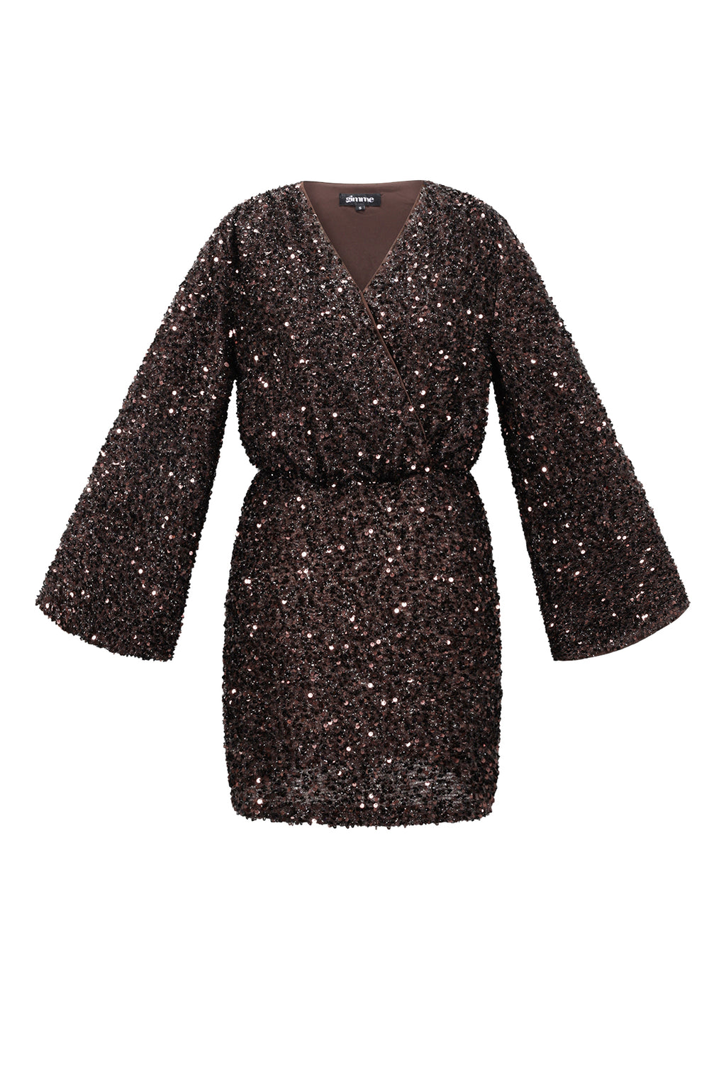 Liv Sequin Wrap Dress