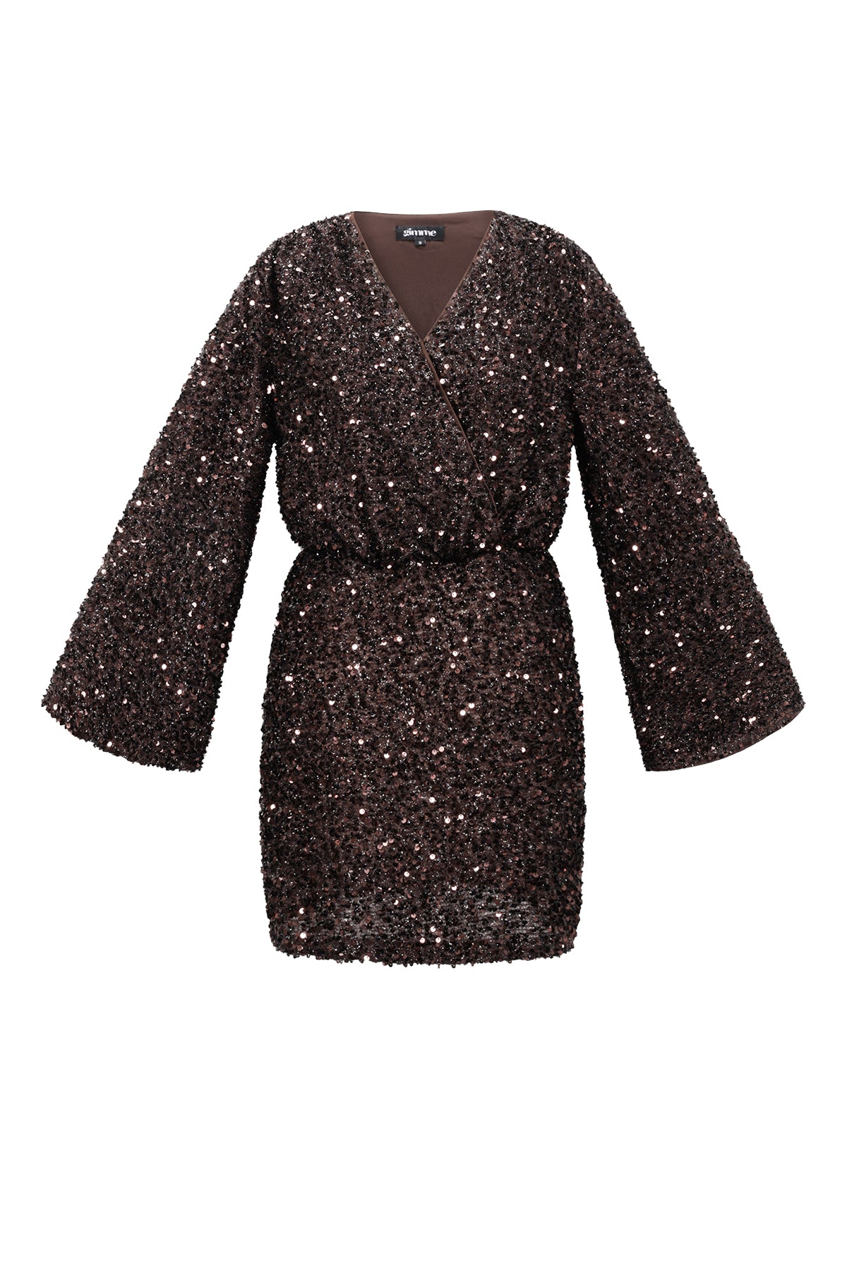 Liv Sequin Wrap Dress