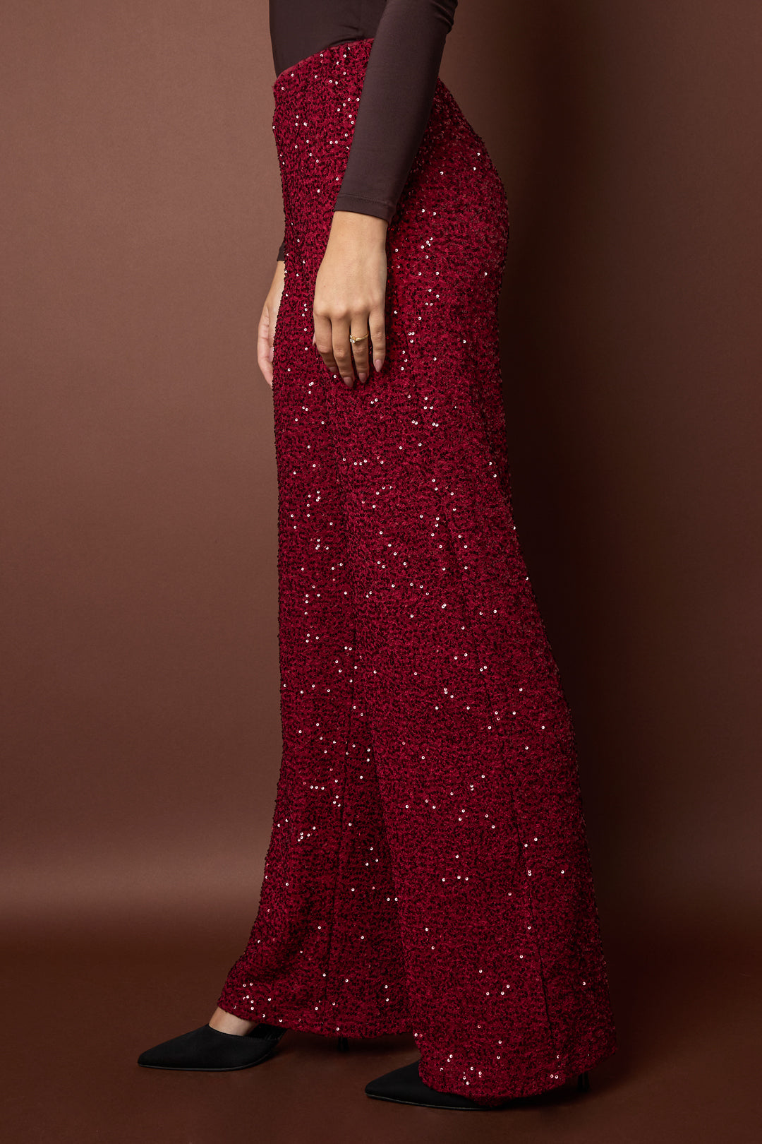 Emma Sequin Flare Pants