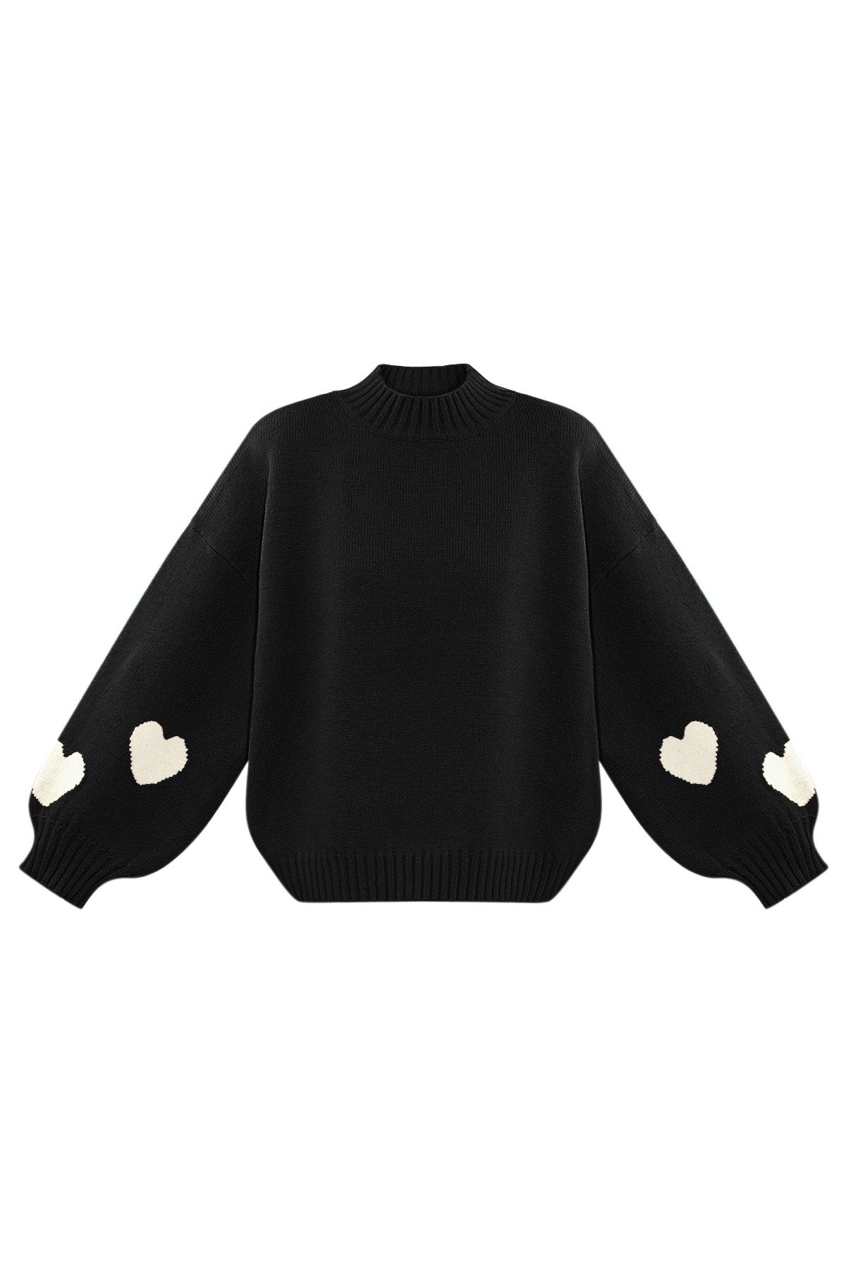 Sweater met hartjes design