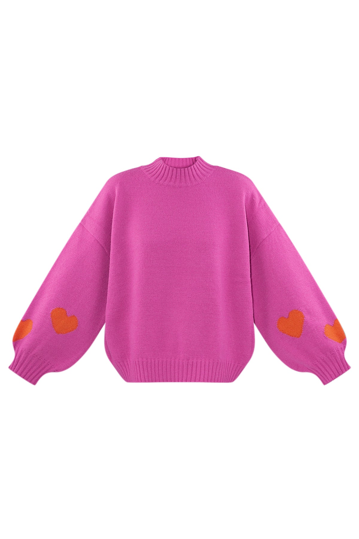Sweater met hartjes design
