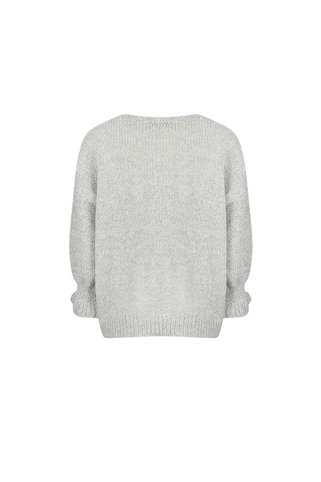 Oversized vest met strikdetail