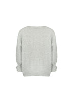 Oversized vest met strikdetail