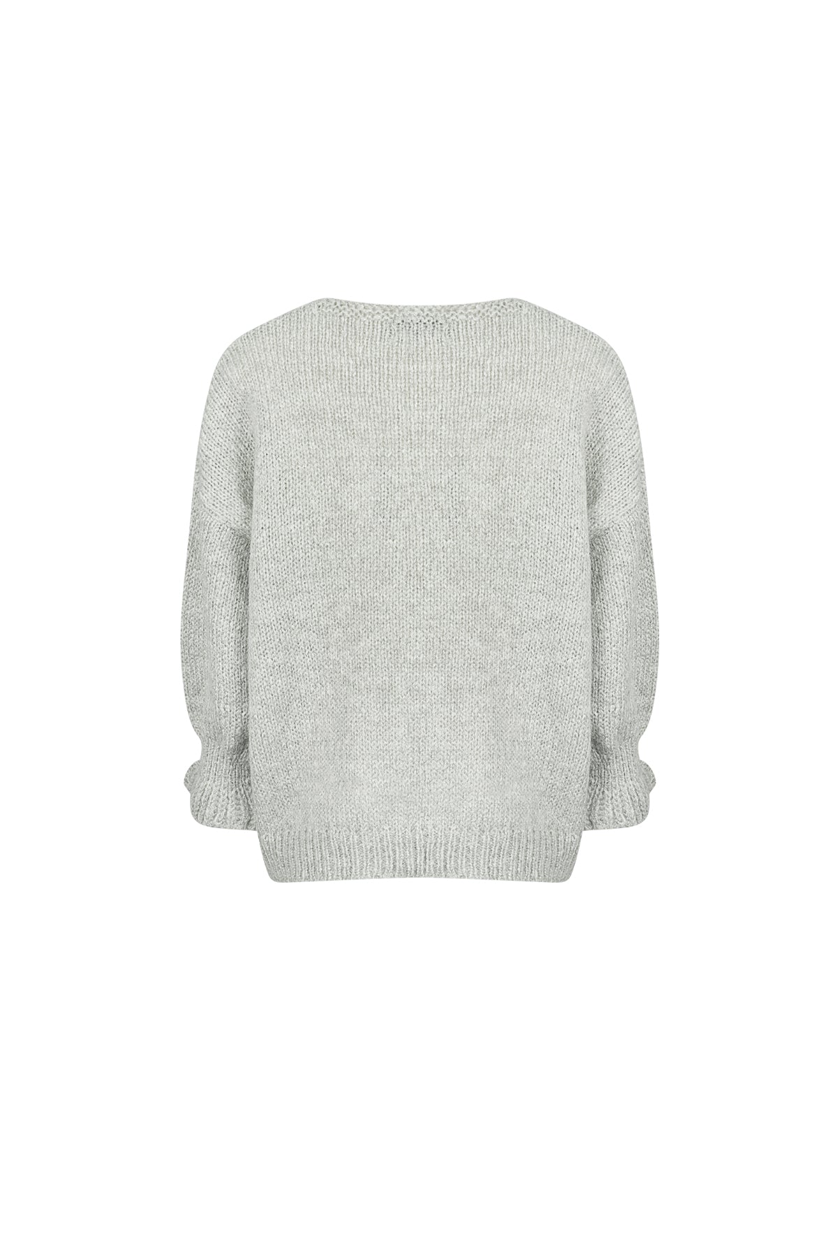 Oversized vest met strikdetail