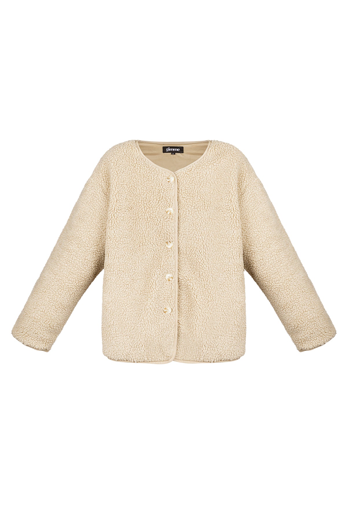 Noor Zachte Teddy Cardigan