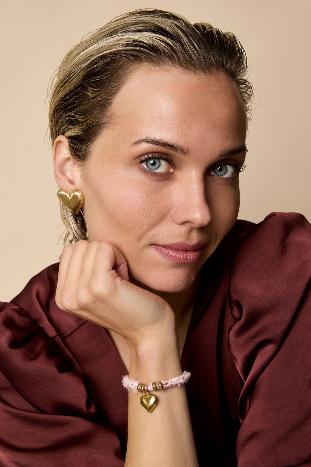 Stud Oorbellen Hartje