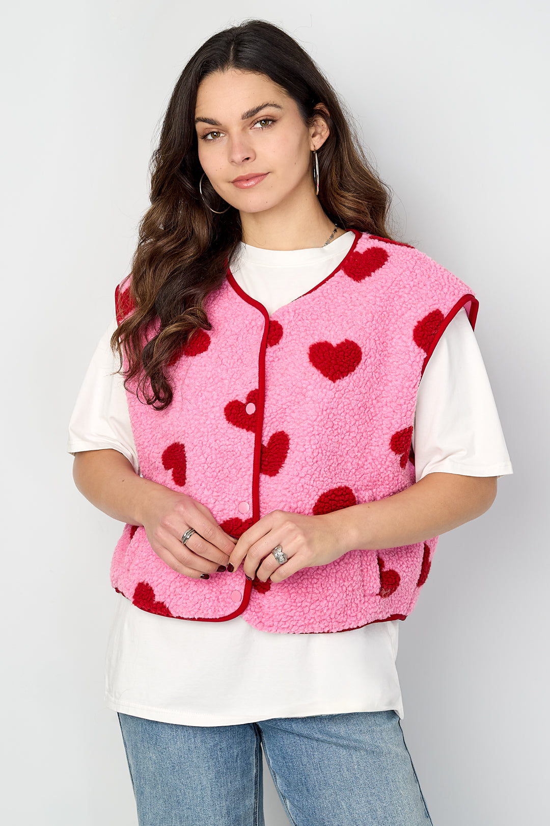 Lover Hartjes Gilet