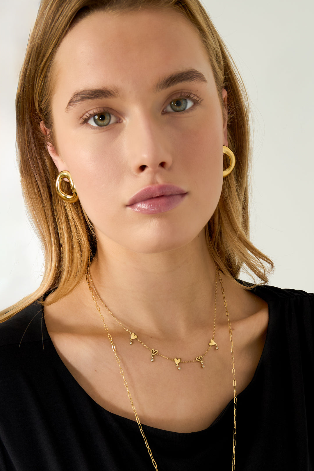 Subtiel hartjes ketting