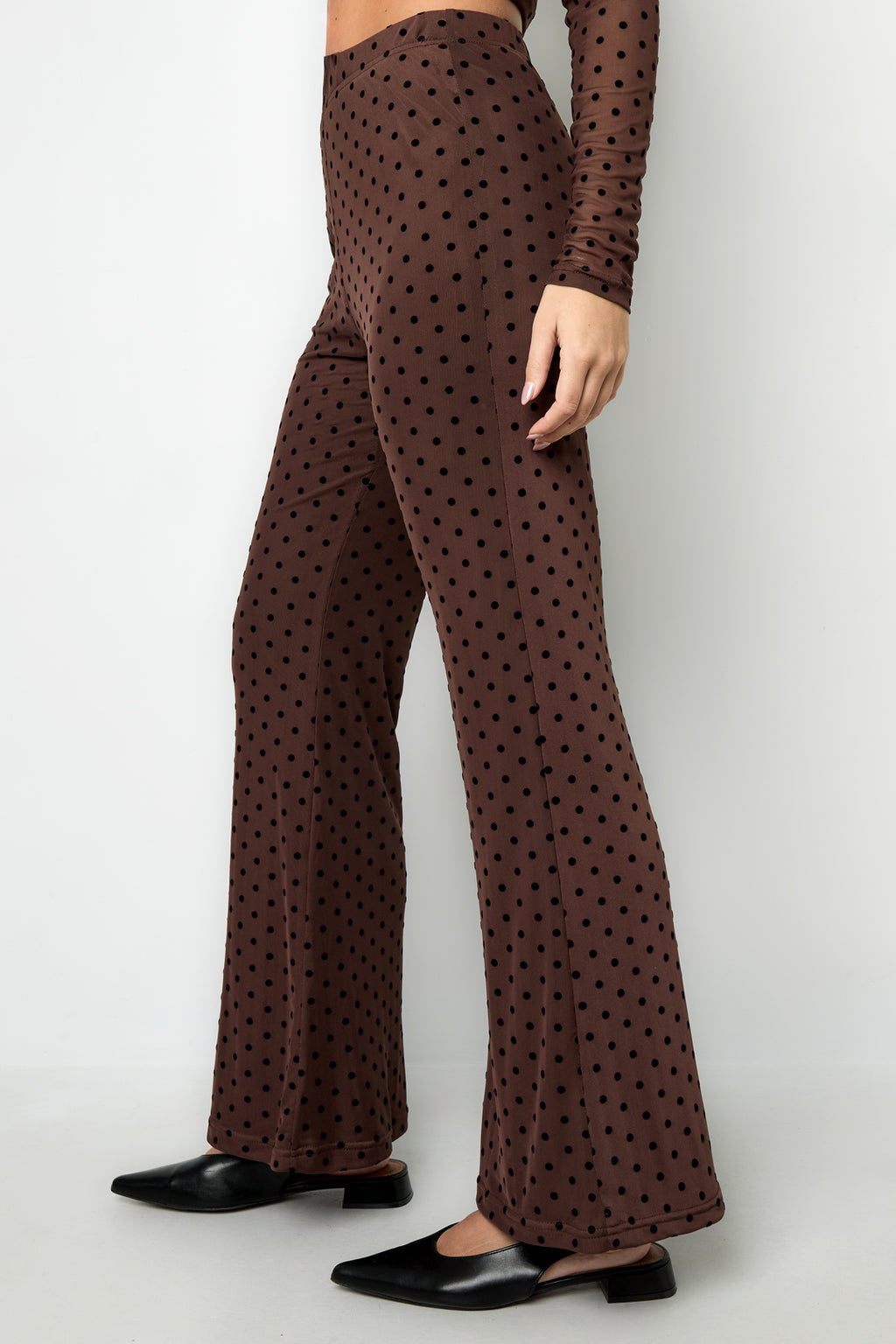 Sophie Polkadot Flared Pants