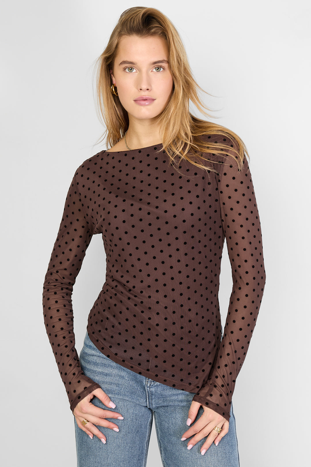 Mila Polkadot Longsleeve
