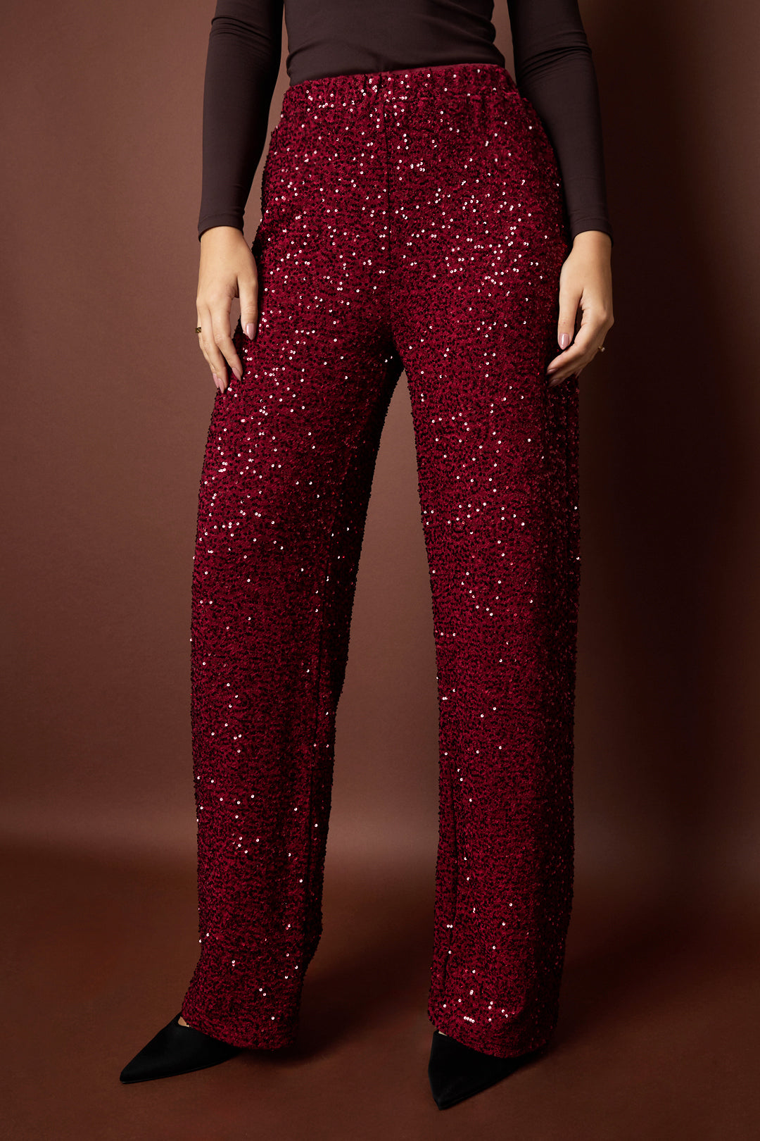Emma Sequin Flare Pants