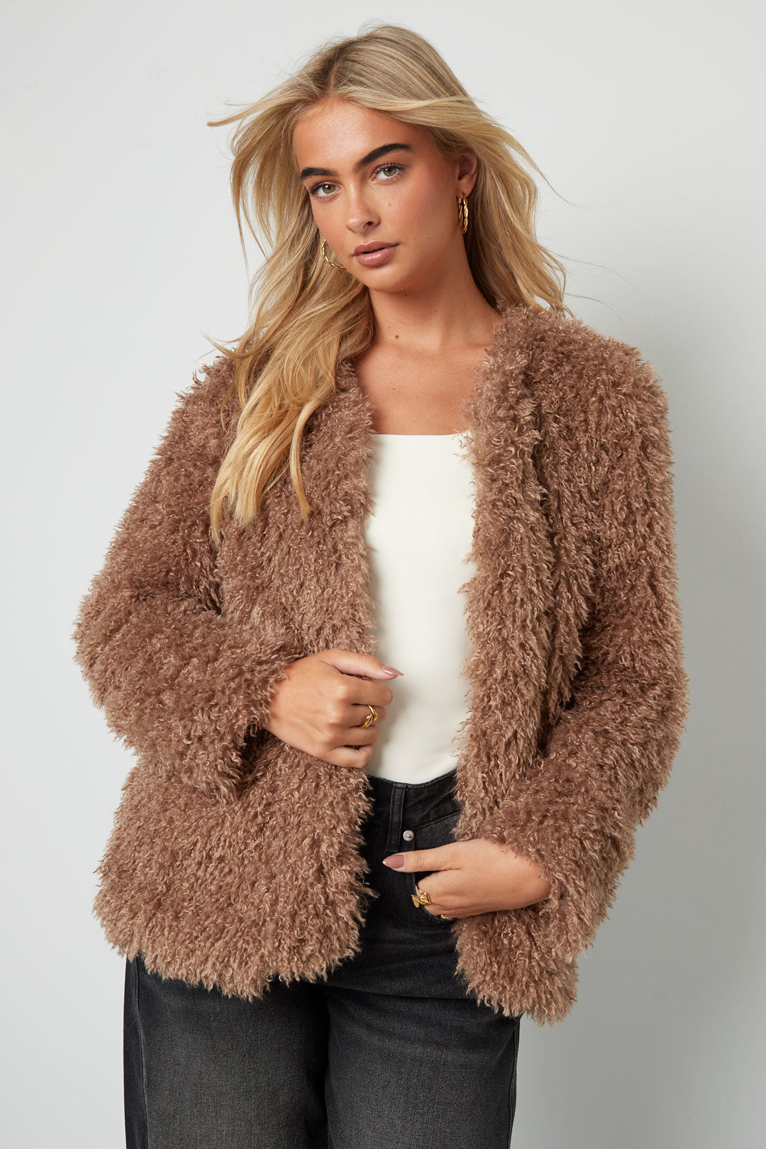 Zachte Fluffy Jas