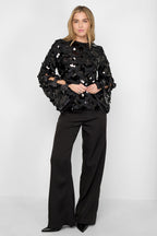 Emma Sequin Statement Top