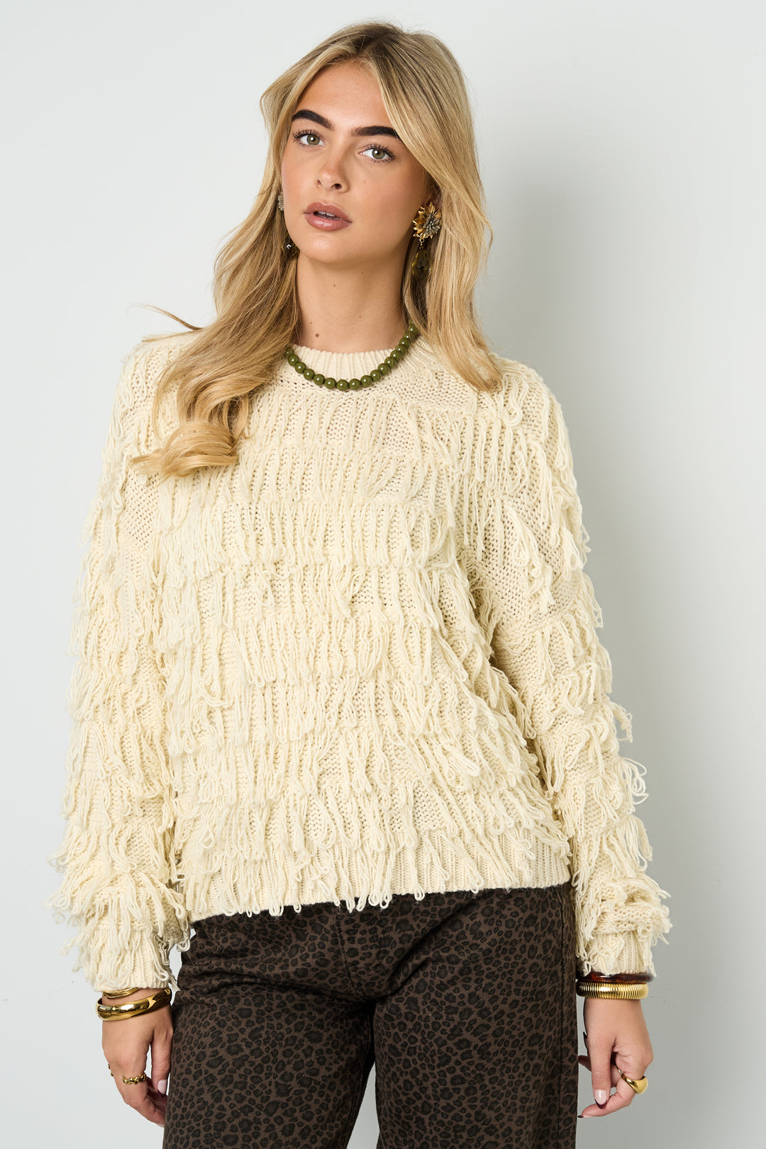 Zoë Fringe Sweater