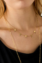 Subtiel hartjes ketting