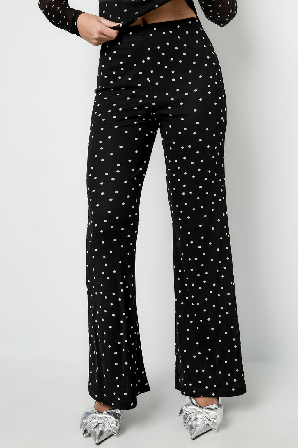 Sophie Polkadot Flared Pants