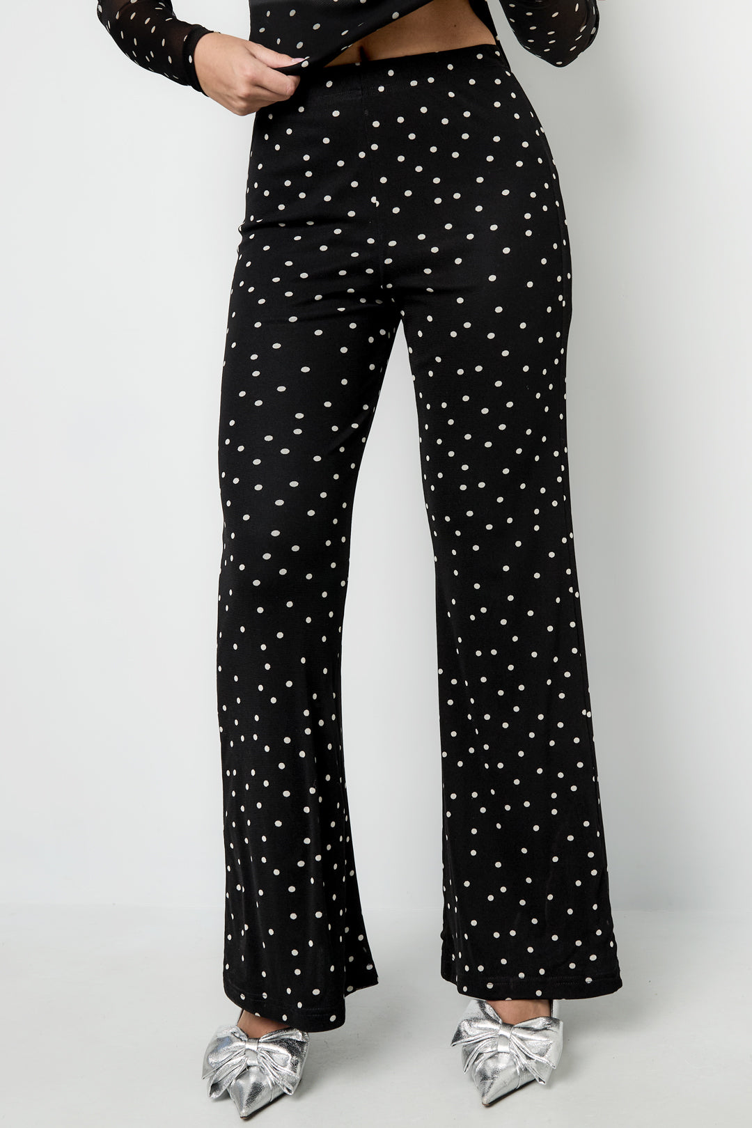 Sophie Polkadot Flared Pants