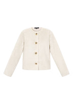 Korte Teddy Jas met Knopen