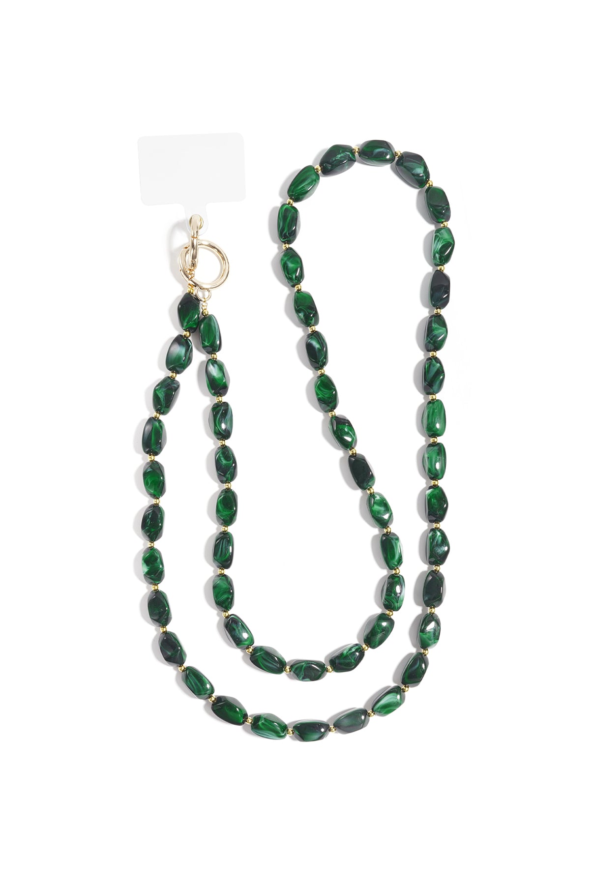 Telefoonkoord rode kralen