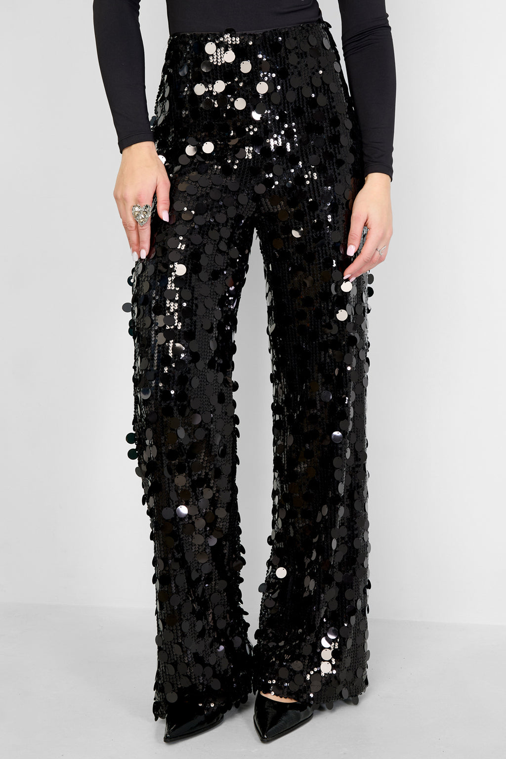 Emma Sequin Flare Pants