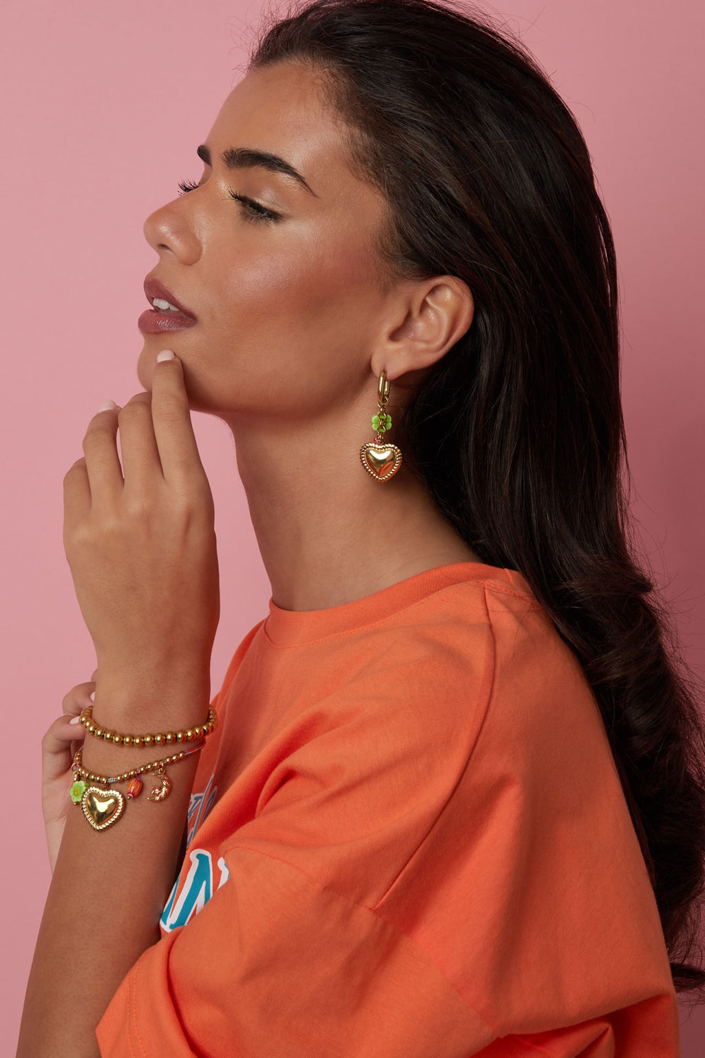 Hartendief oorbellen