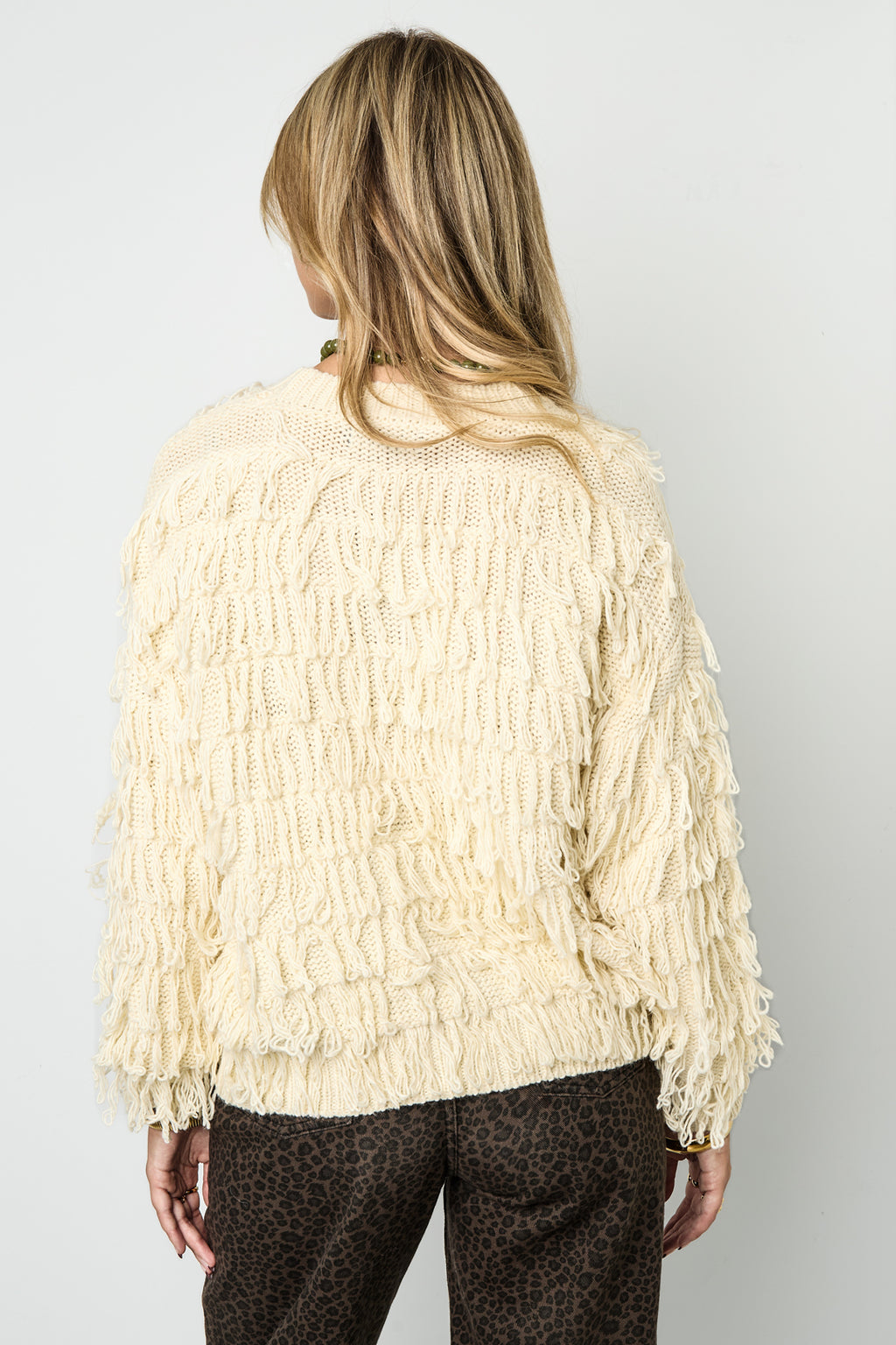 Zoë Fringe Sweater