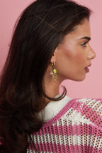 Club Spice oorbellen met bedel