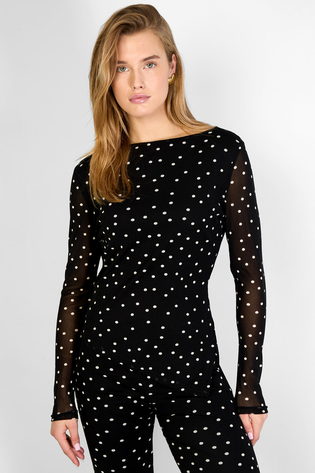Mila Polkadot Longsleeve