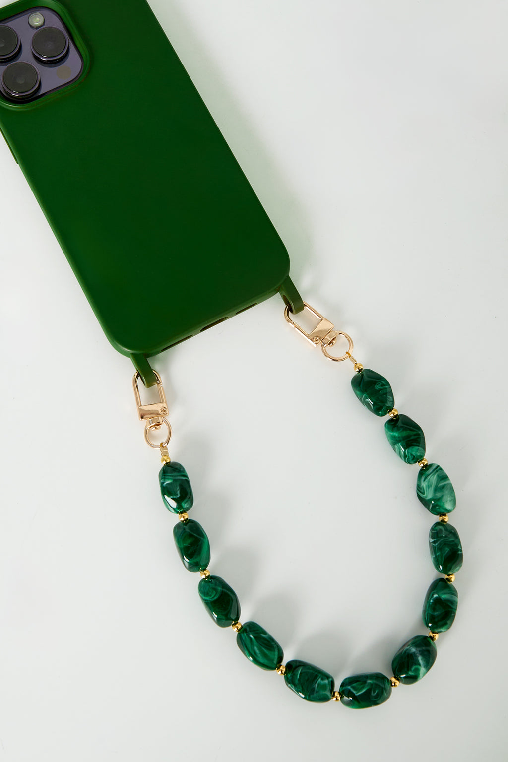 Telefoonkoord met kralen