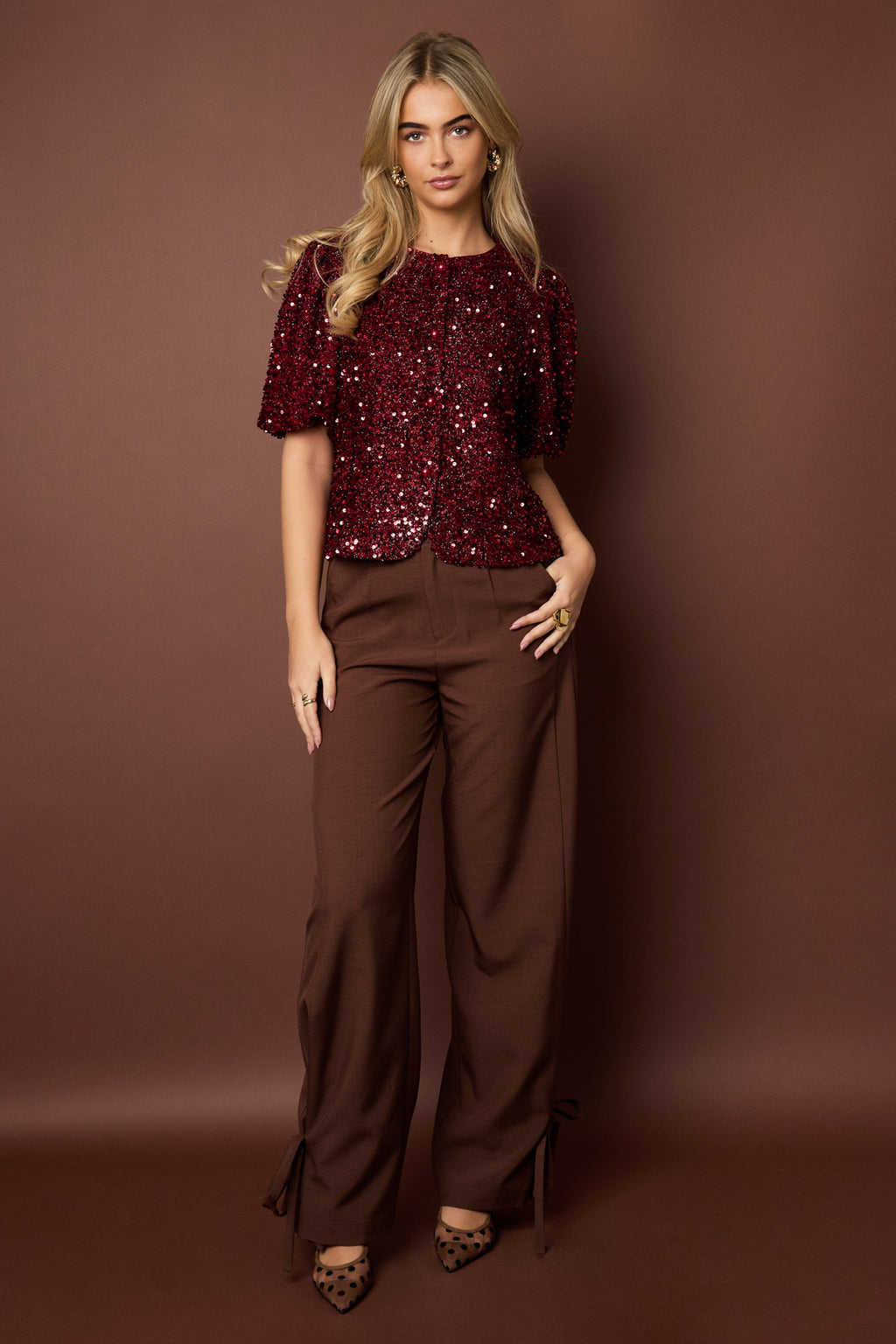 Top Julia Met Pailetten