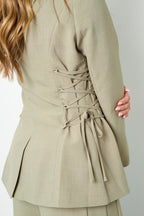 Blazer met strikdetail