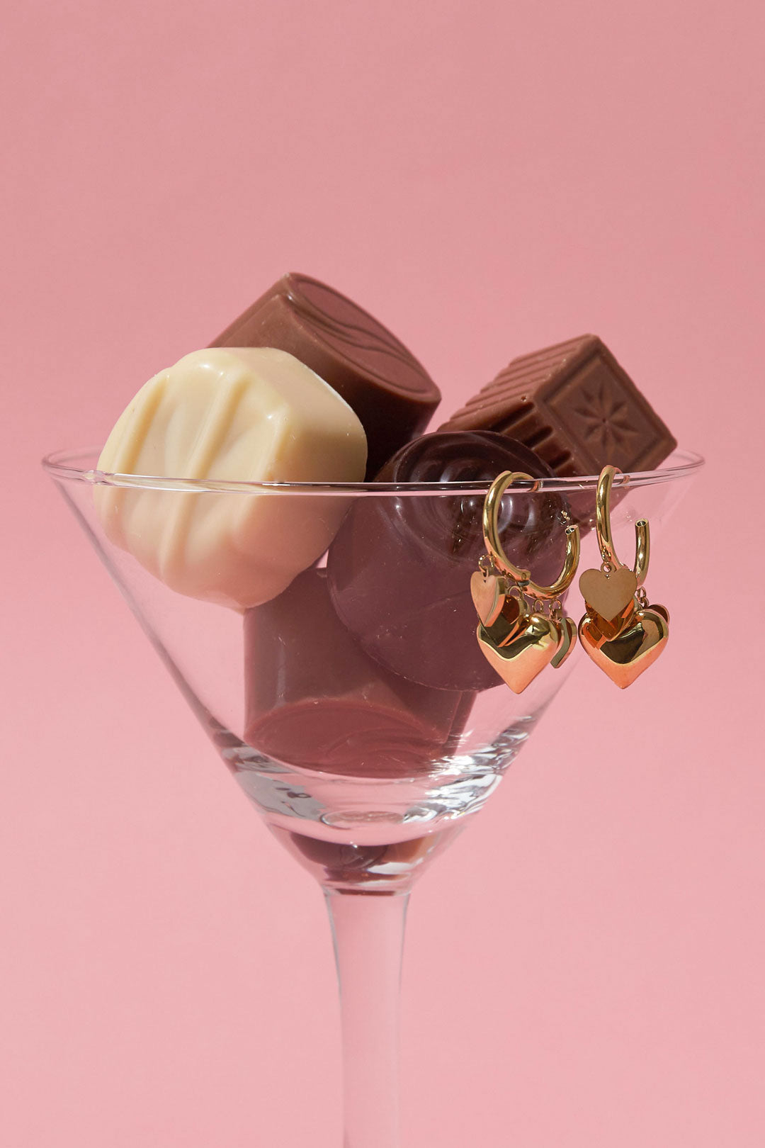 Oorbellen hartjes vormen Club Spice