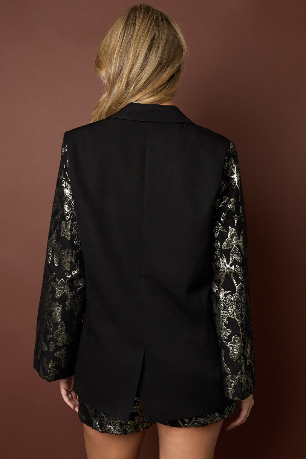 Fleur Floral Sleeve Blazer