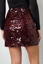 Jill Sequin Mini Skirt