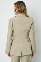 Blazer met strikdetail