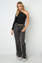 Saar One-Shoulder Top