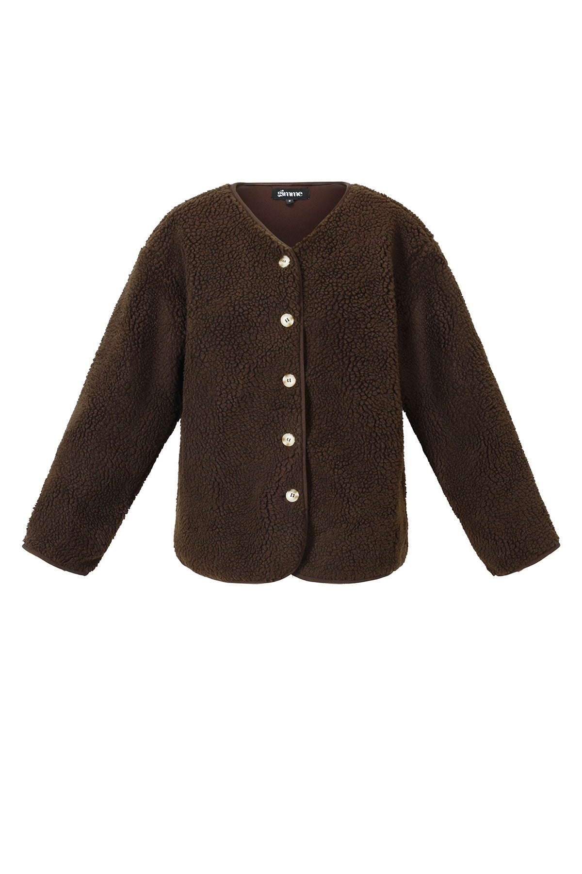 Noor Zachte Teddy Cardigan