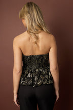 Luna Strapless Floral Top